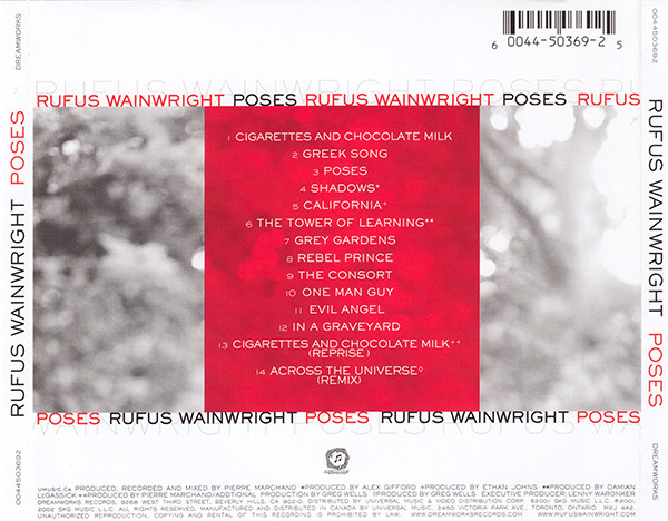 CD) RUFUS WAINWRIGHT - POSES, Hobbies & Toys, Music & Media, CDs & DVDs on  Carousell