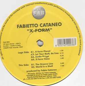Fabietto Cataneo - X-Form album cover