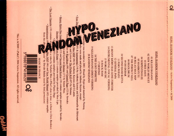 last ned album Hypo - Random Veneziano