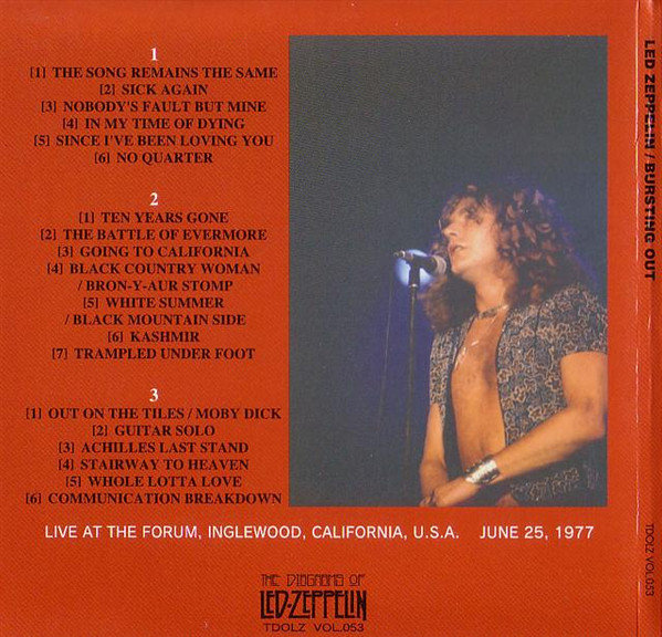 télécharger l'album Led Zeppelin - Bursting Night