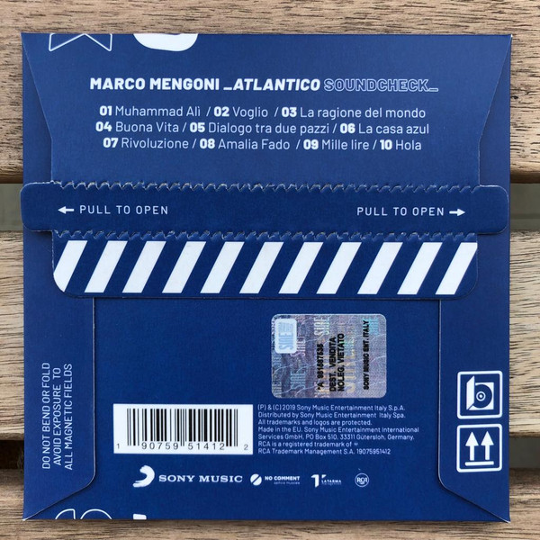 Marco Mengoni – Atlantico Soundcheck (2019, CD) - Discogs