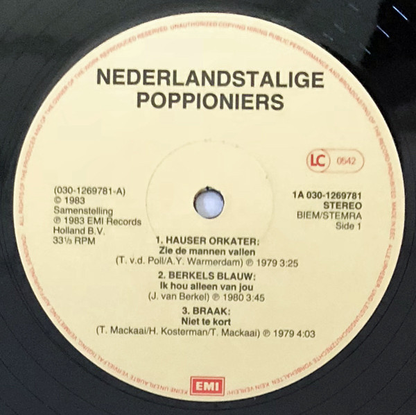 télécharger l'album Various - Nederlandstalige Poppioniers Vol 1