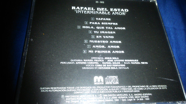 last ned album Rafael Del Estad - Interminable Amor