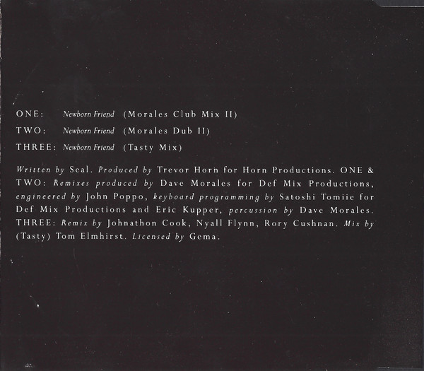 lataa albumi Seal - Newborn Friend Remixes