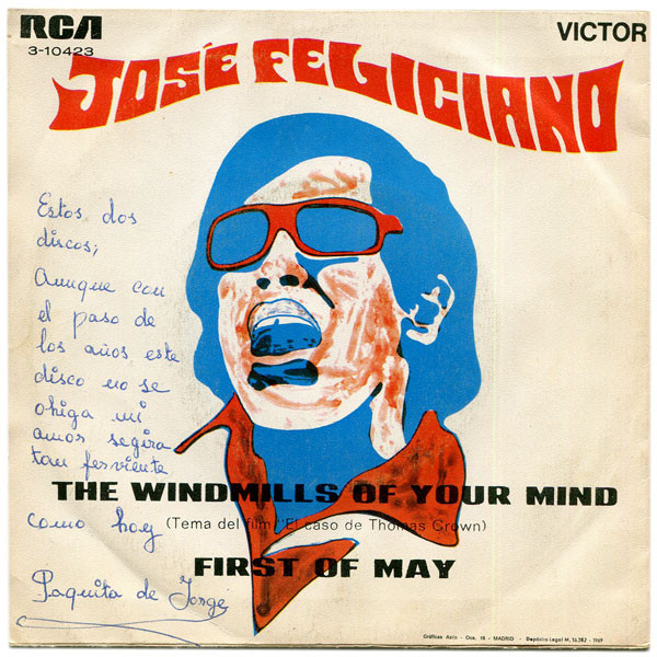 last ned album José Feliciano - The Windmills Of Your Mind First Of May