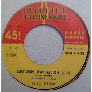 Luis Peña Et Son Orchestre - Sortilèges D'Andalousie / Mon Amour Oublié album cover
