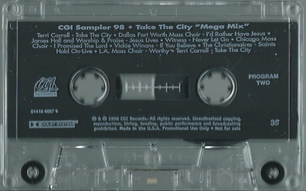 Album herunterladen Various - Take The City Mega Mix CGI 98 Sampler