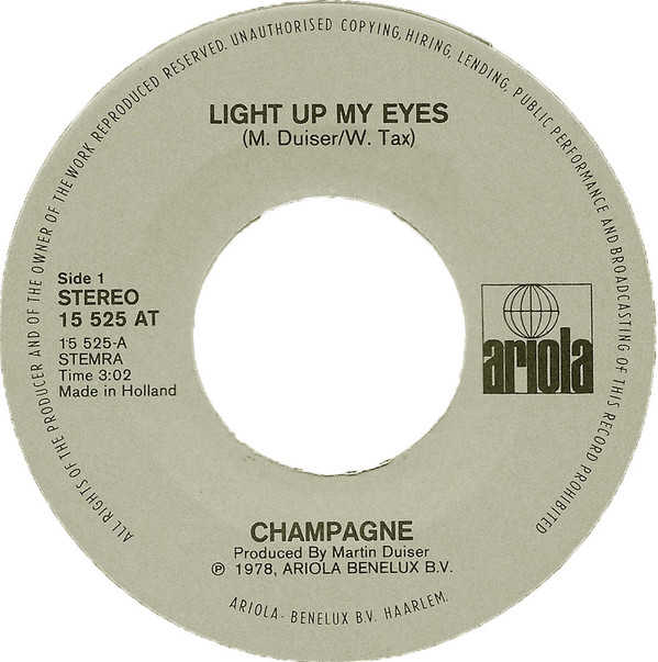 Album herunterladen Champagne - Light Up My Eyes