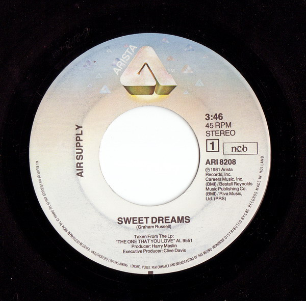 Sweet Dreams (Air Supply song) - Wikipedia