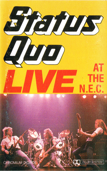 Status Quo – Live At The N.E.C. (1984, Black Shell, Silver/Grey ...