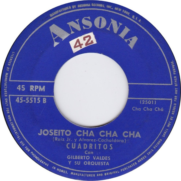 lataa albumi Cuadritos Con Gilberto Valdes Y Su Orquesta - Los Marcianos Joseito Cha Cha Cha