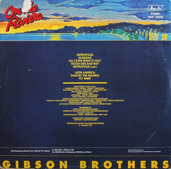 télécharger l'album Gibson Brothers - On The Riviera