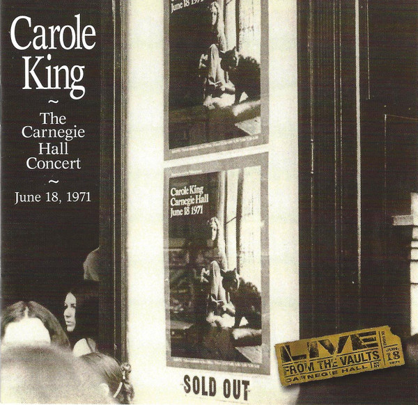 Carole King – The Carnegie Hall Concert (2011, 180 Grams, Vinyl