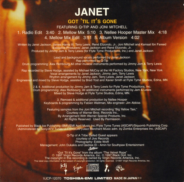 descargar álbum Janet - Got Til Its Gone