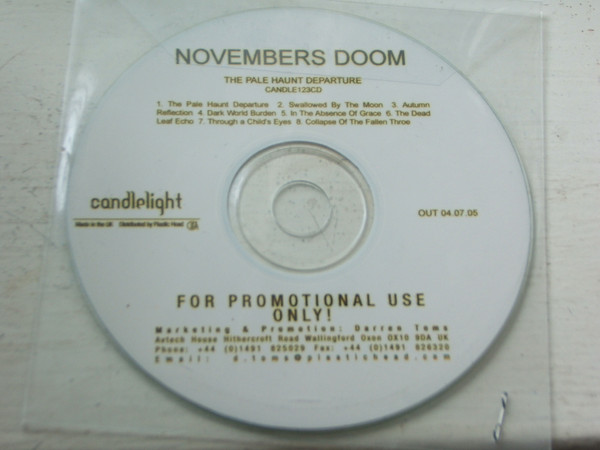 Novembers Doom - The Pale Haunt Departure Guitar Tab Book