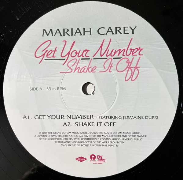 Mariah Carey - Get Your Number / Shake It Off | Island Def Jam Music Group (9886736) - 3