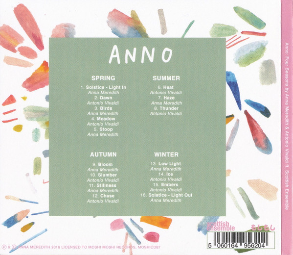 télécharger l'album Anna Meredith & Antonio Vivaldi ft Scottish Ensemble - Anno Four Seasons