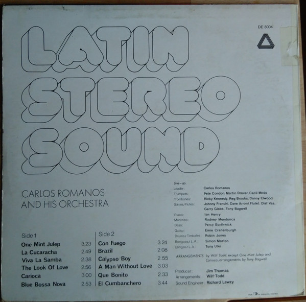 last ned album Carlos Romanos & His Orchestra - Latin Stereo Sound