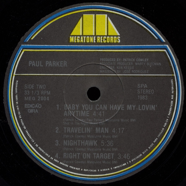 descargar álbum Paul Parker - Too Much To Dream