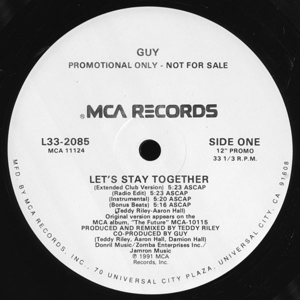 Guy – Let's Stay Together (1991, Vinyl) - Discogs