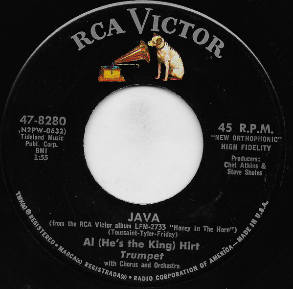 Al (He's The King) Hirt – Java (1963, Vinyl) - Discogs