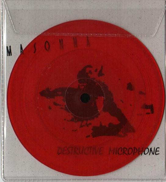 Masonna – Destructive Microphone (1995, Red Transparent, Vinyl