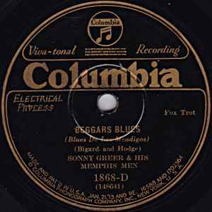Sonny Greer & His Memphis Men – Beggars Blues / Saturday Night 