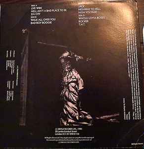 AC/DC – Trip Wires (1979, Vinyl) - Discogs