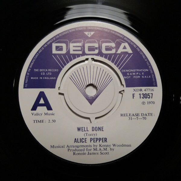 lataa albumi Alice Pepper - Well Done