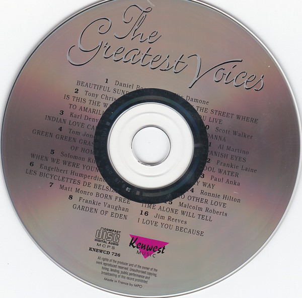 télécharger l'album Various - The Greatest Voices CD2
