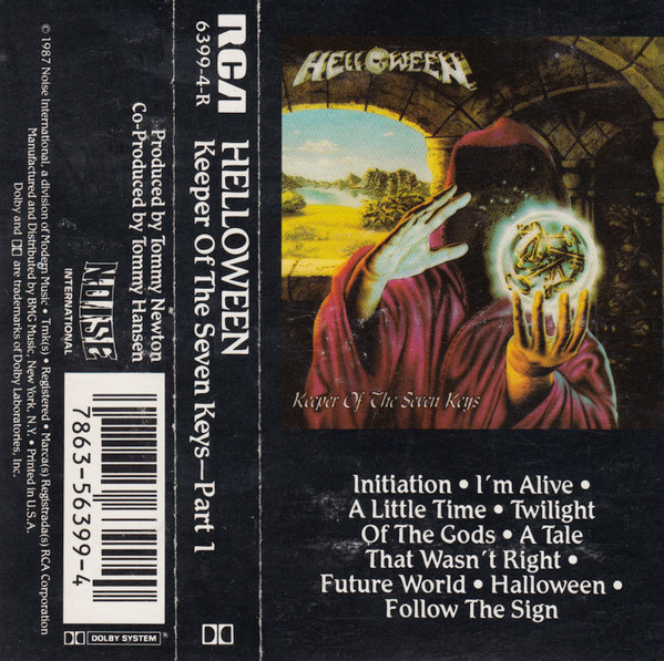 Helloween – Keeper Of The Seven Keys Part 1 (1987, Cassette) - Discogs