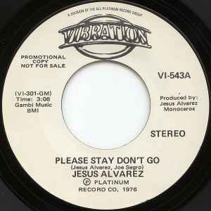 Jesus Alvarez - Please Stay Don't Go album cover