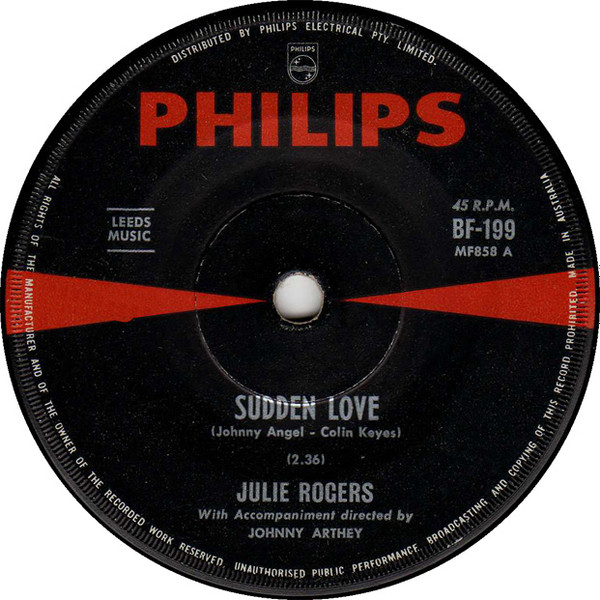 descargar álbum Julie Rogers - Sudden Love