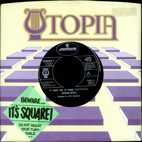 Richard Myhill – It Takes Two To Tango (1978, Square Vinyl, Vinyl 
