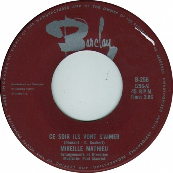 baixar álbum Mireille Mathieu - Ce Soir Ils Vont SAimer
