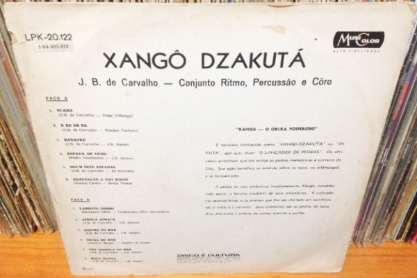lataa albumi J B De Carvalho - Xangô Dzakutá