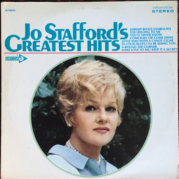 Jo Stafford – Jo Stafford's Greatest Hits (Vinyl) - Discogs