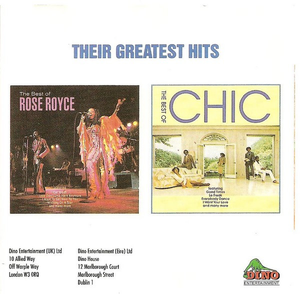 Rose Royce / Chic – Their Greatest Hits: Side By Side (1991, CD 