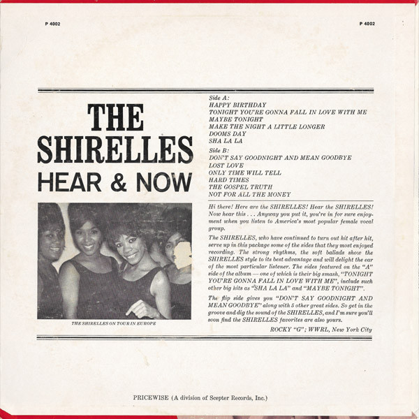 The Shirelles Hear & Now