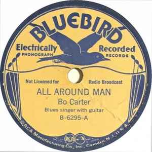 Bo Carter - All Around Man / Cigarette Blues album cover