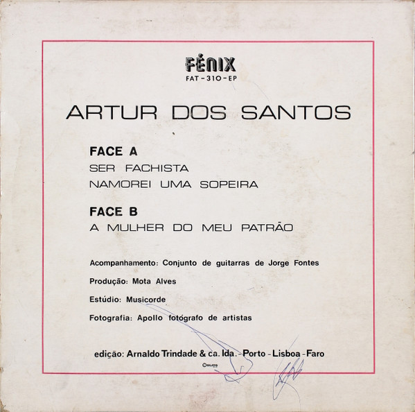 descargar álbum Artur Santos - Ser Fachista