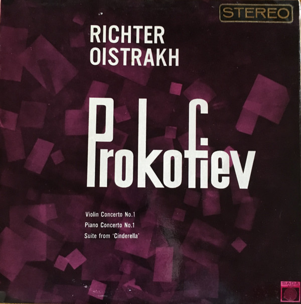 ladda ner album Prokofiev, Richter, Oistrakh - Violin Concerto No 1 Piano Concerto No1 Suite From Cinderella