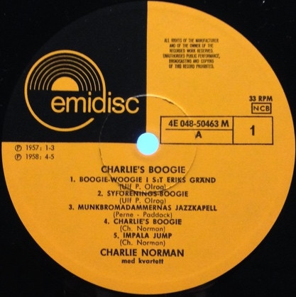 Album herunterladen Charlie Norman - Charlies Boggie