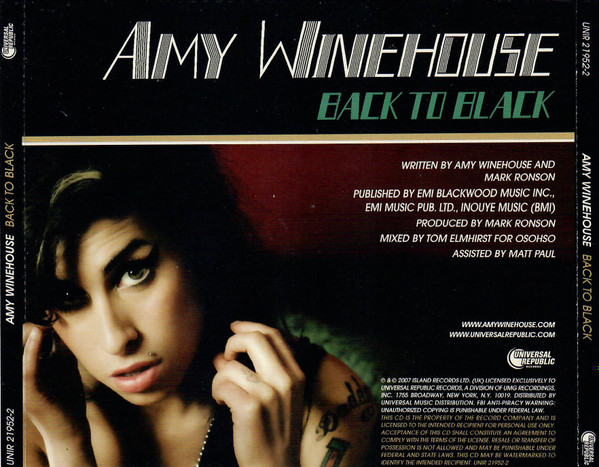 📀 Amy Winehouse - Back To Black ▪️ $26.000 ▪️ 1 Disco ⠀ 💻 Venta Online:  www.nextrecords.cl 📍 Rodríguez #825, Local 307 (Edificio Kunz…