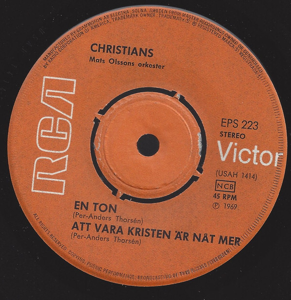 last ned album Christians - En Ton