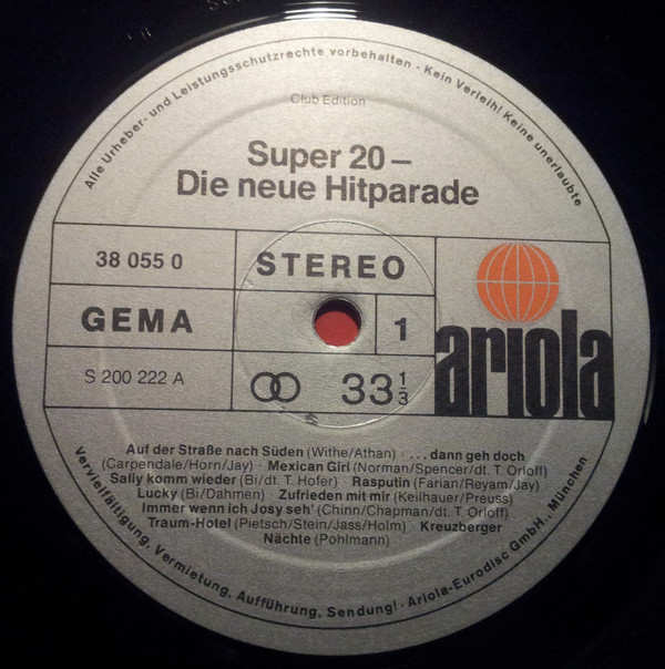 télécharger l'album Various - Super 20 Die Neue Hitparade