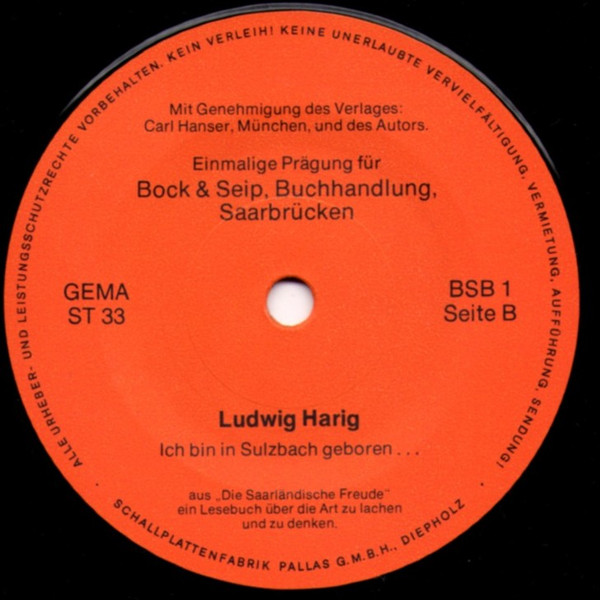 baixar álbum Ludwig Harig - Ihr Gutte Schlucker