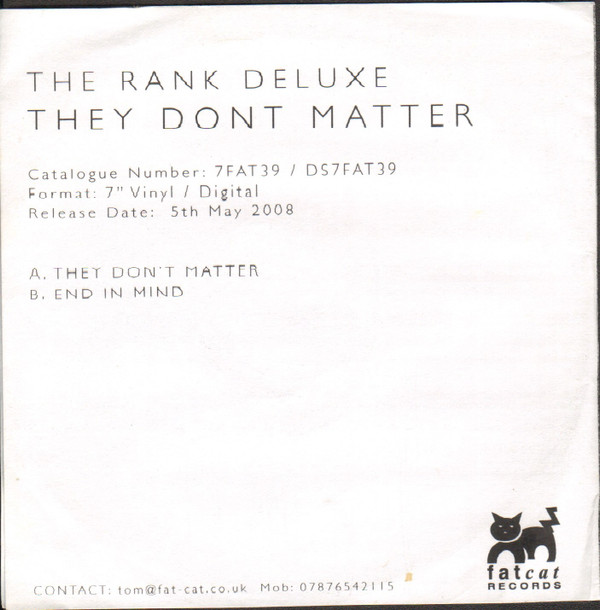Album herunterladen The Rank Deluxe - They Dont Matter