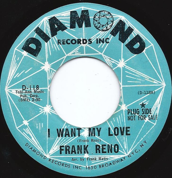 lataa albumi Frank Reno - I Want My Love I Love You So