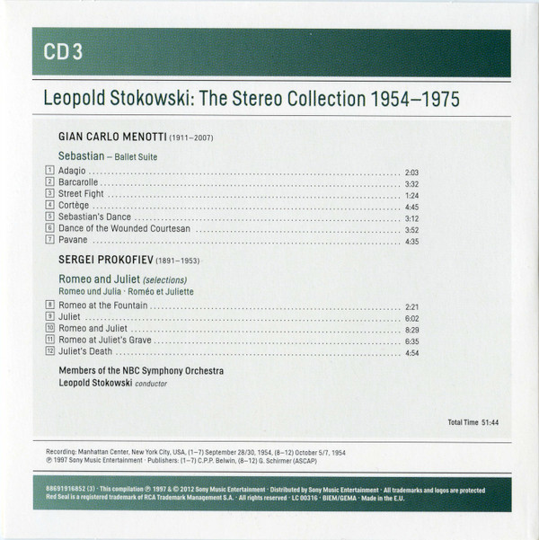 baixar álbum Leopold Stokowski - The Stereo Collection 1954 1975